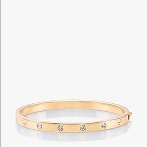 Kate spade set in stone hinged bangle